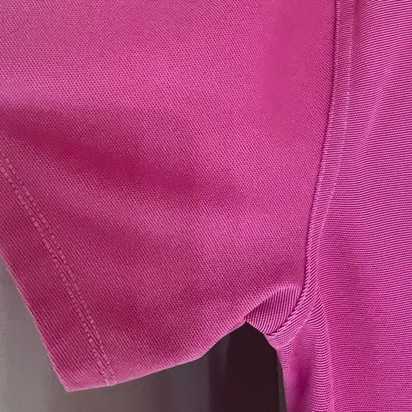 NIKE MEN Dry-Fit Victory Polo Shirt Sport Golf Business Casual Pink White Men M - Picture 6 of 16